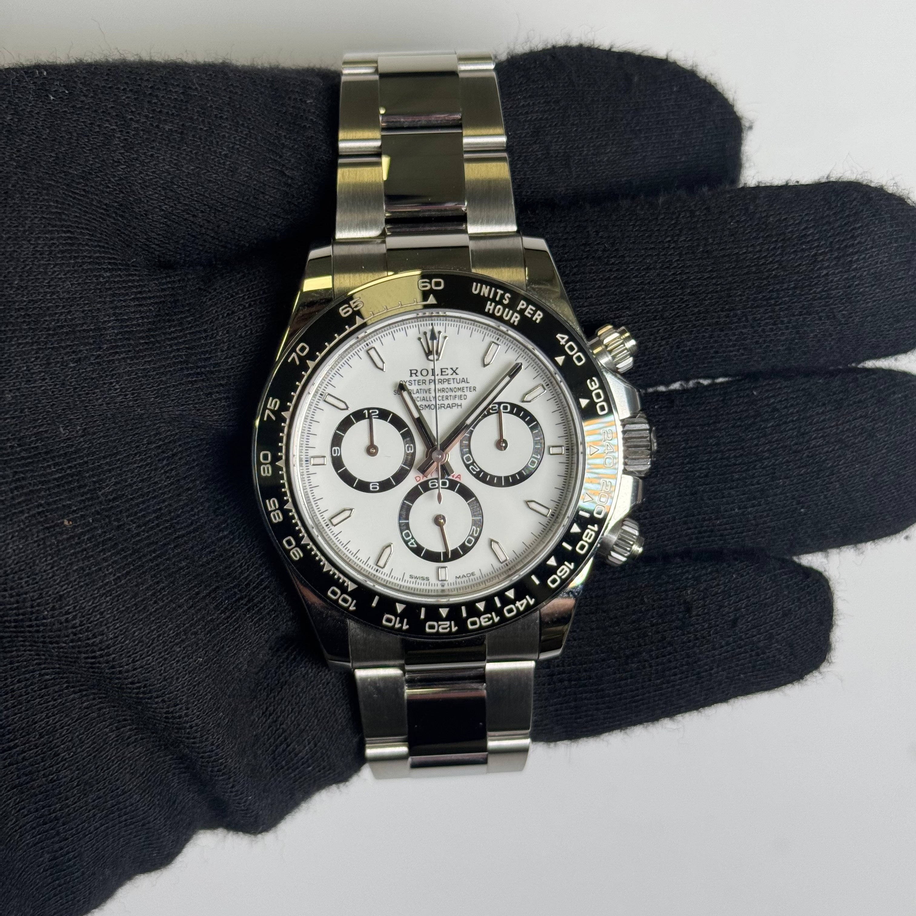 Rolex Daytona 40mm White Dial Watch Ref# 126500LN - Happy Jewelers Fine Jewelry Lifetime Warranty
