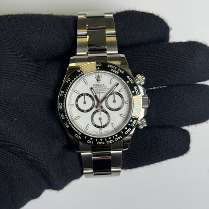 Rolex Daytona 40mm White Dial Watch Ref# 126500LN - Happy Jewelers Fine Jewelry Lifetime Warranty