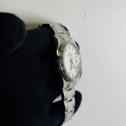 Rolex Datejust 41mm White Roman Dial Watch Ref# 126334 - Happy Jewelers Fine Jewelry Lifetime Warranty