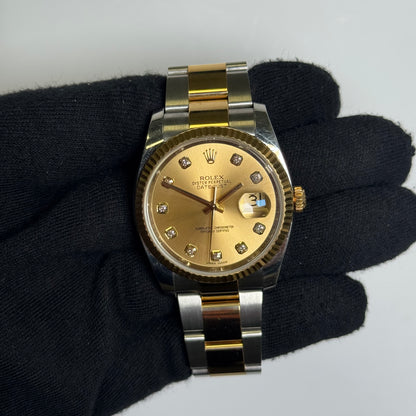 Rolex Datejust 36mm Champagne Dial Watch Ref# 116233 - Happy Jewelers Fine Jewelry Lifetime Warranty