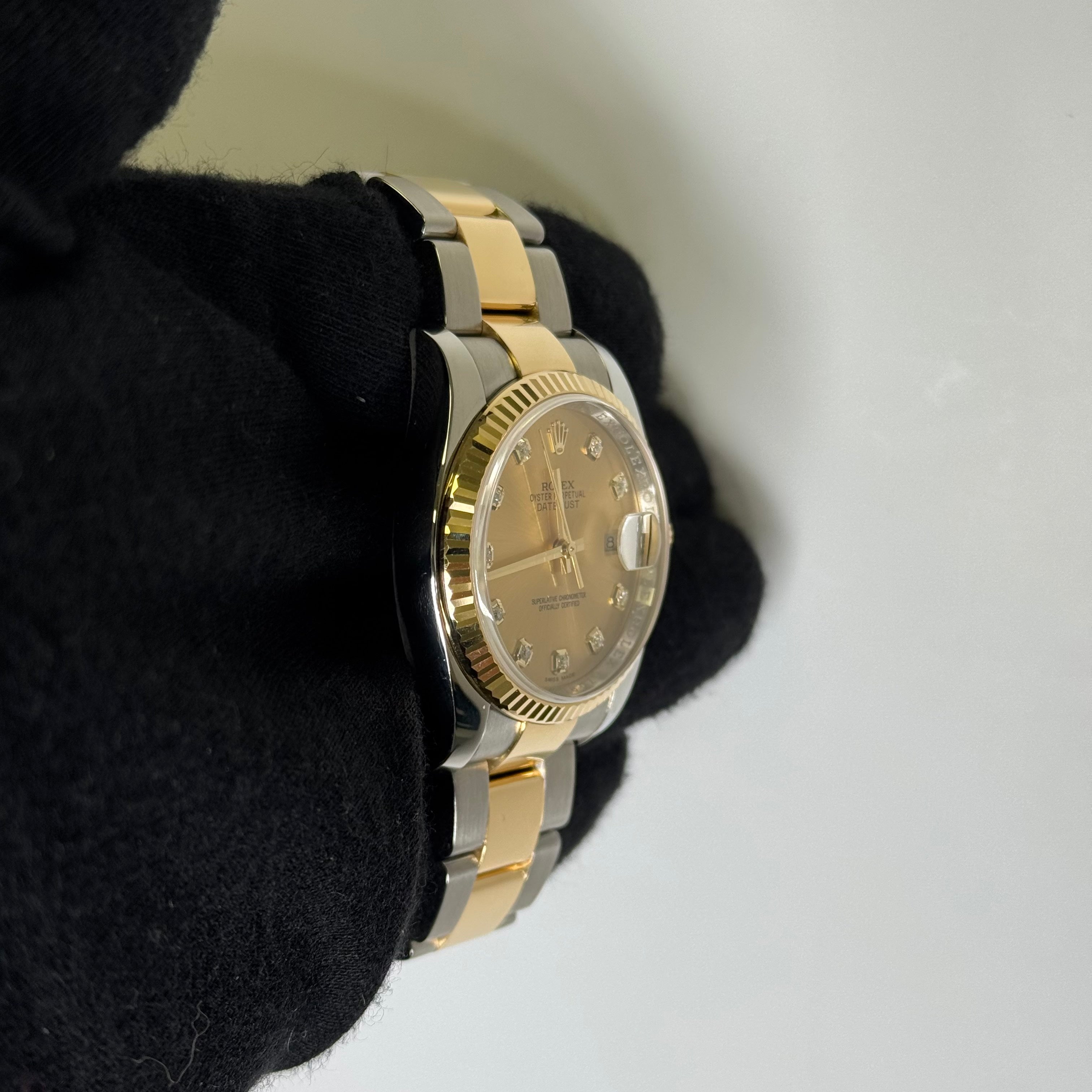 Rolex Datejust 36mm Champagne Dial Watch Ref# 116233 - Happy Jewelers Fine Jewelry Lifetime Warranty