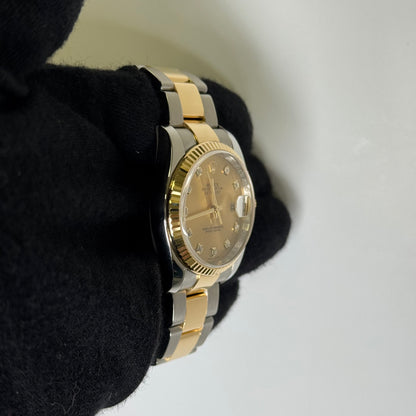 Rolex Datejust 36mm Champagne Dial Watch Ref# 116233 - Happy Jewelers Fine Jewelry Lifetime Warranty