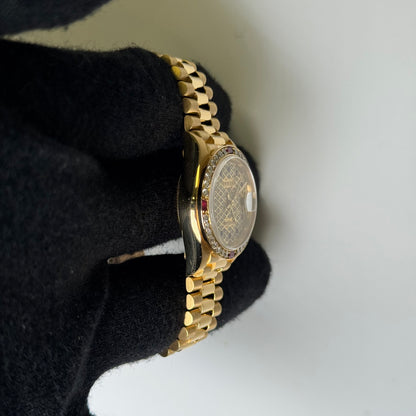 Rolex Datejust 26mm Diamond Dial Watch Ref# 69178 - Happy Jewelers Fine Jewelry Lifetime Warranty