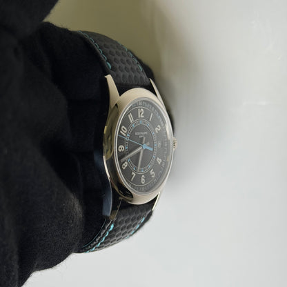 Patek Philippe Calatrava 40mm Black Dial Watch Ref# 6007G-011 - Happy Jewelers Fine Jewelry Lifetime Warranty