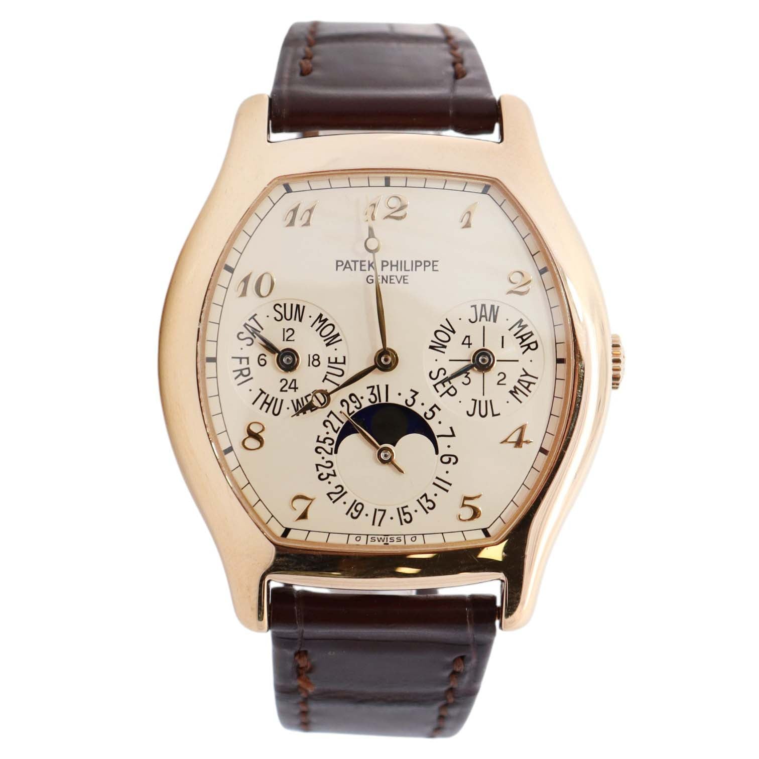 Patek Philippe Calendar 37mm Cream Dial Watch Ref# 5940J-001 - Happy Jewelers Fine Jewelry Lifetime Warranty