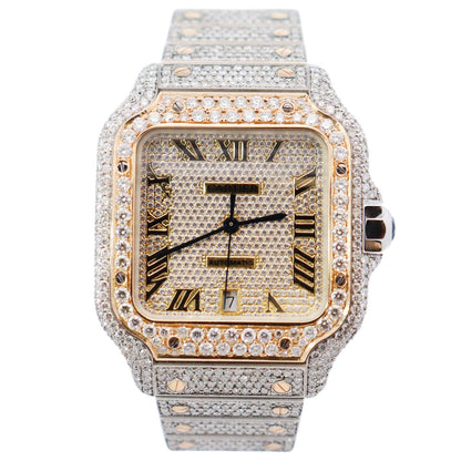 Cartier Santos 40mm Diamond Dial Watch Ref# W2SA0009 - Happy Jewelers Fine Jewelry Lifetime Warranty