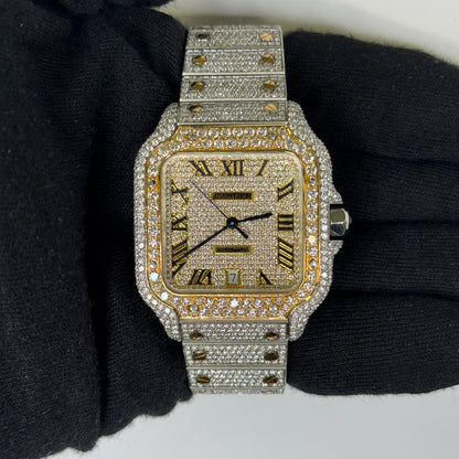 Cartier Santos 40mm Diamond Dial Watch Ref# W2SA0009 - Happy Jewelers Fine Jewelry Lifetime Warranty