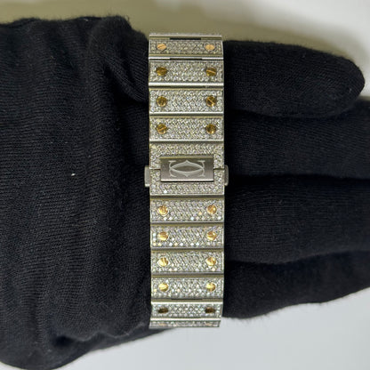 Cartier Santos 40mm Diamond Dial Watch Ref# W2SA0009 - Happy Jewelers Fine Jewelry Lifetime Warranty