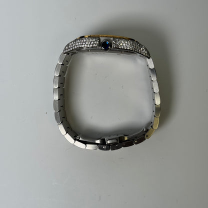 Cartier Santos 40mm Diamond Dial Watch Ref# W2SA0009 - Happy Jewelers Fine Jewelry Lifetime Warranty