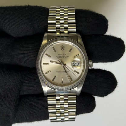 Rolex Datejust 36mm Silver Dial Watch Ref# 16220 - Happy Jewelers Fine Jewelry Lifetime Warranty