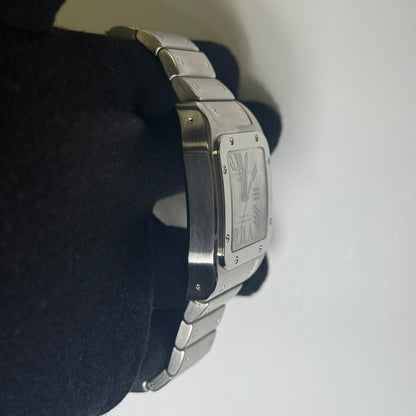 Cartier Santos 40mm Grey Dial Watch Ref# WSSA0076 - Happy Jewelers Fine Jewelry Lifetime Warranty