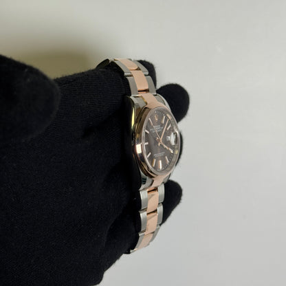 Rolex Datejust 36mm Chocolate Dial Watch Ref# 126201 - Happy Jewelers Fine Jewelry Lifetime Warranty