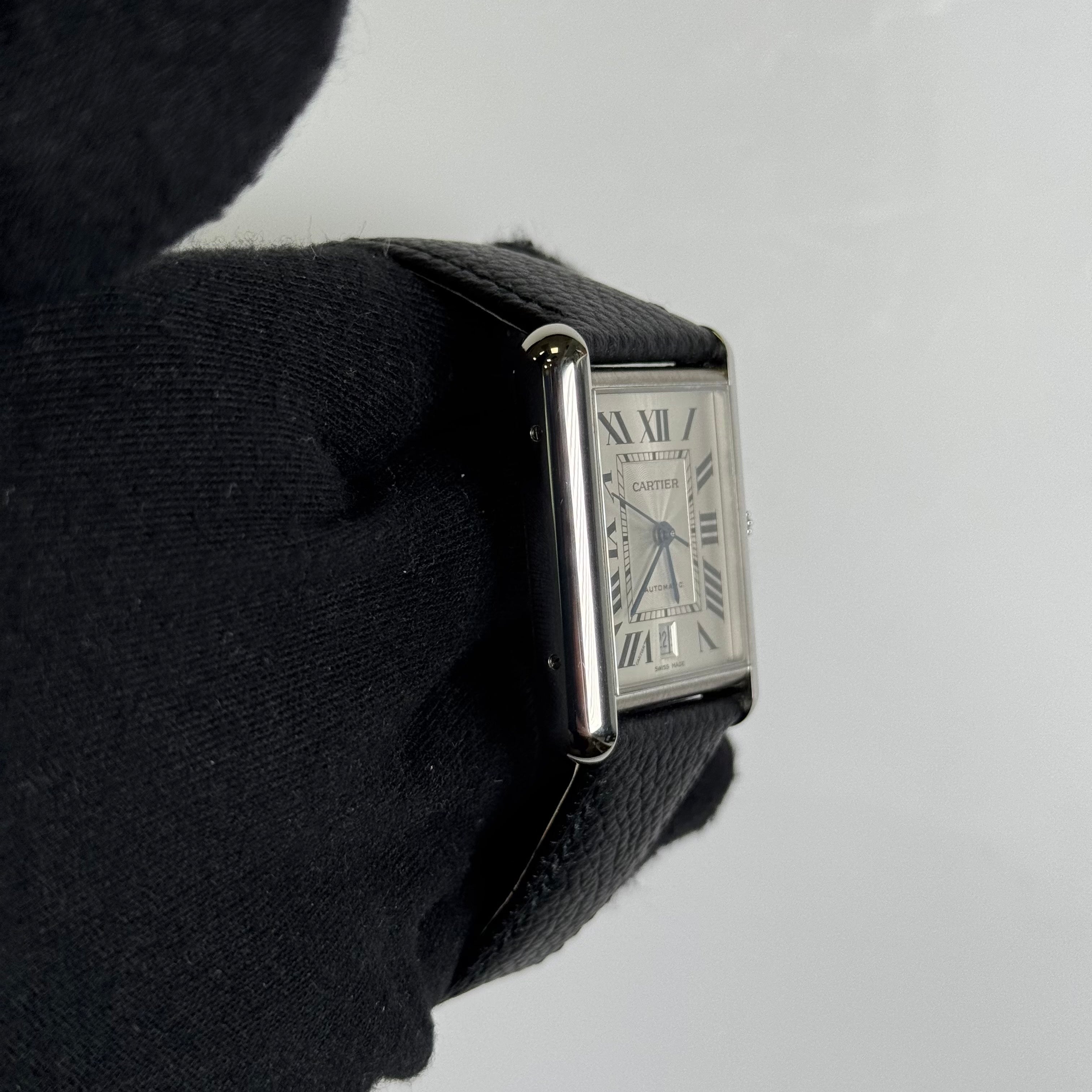 Cartier Tank 31mm Silver Dial Watch Ref# WSTA0040 - Happy Jewelers Fine Jewelry Lifetime Warranty