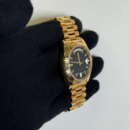 Rolex Day-Date 40mm Onyx Dial Watch Ref# 228238 - Happy Jewelers Fine Jewelry Lifetime Warranty