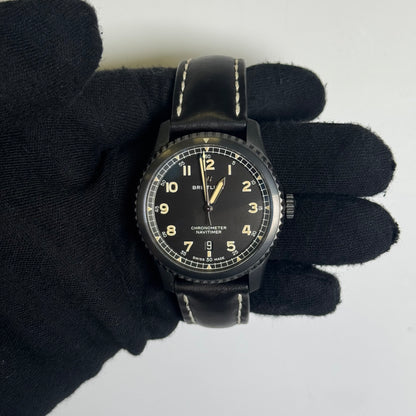 Breitling Men's Navitimer 8 Automatic 41mm Stainless Steel 41mm Black Arabic Dial Watch Ref# M17314 - Happy Jewelers Fine Jewelry Lifetime Warranty