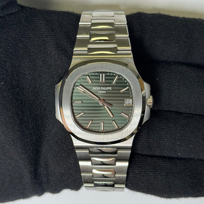 Patek Philippe Nautilus 40mm Green Dial Ref# 5711/1A-014 - Happy Jewelers Fine Jewelry Lifetime Warranty