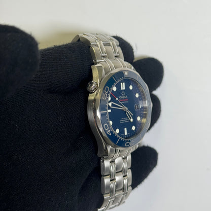 Omega Seamaster 41mm Blue Dial Ref# 212.30.41.20.03.001 - Happy Jewelers Fine Jewelry Lifetime Warranty