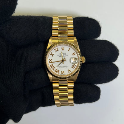 Rolex Datejust 31mm White Dial Watch Ref# 68278 - Happy Jewelers Fine Jewelry Lifetime Warranty