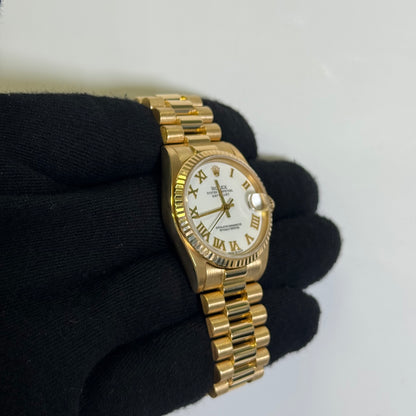 Rolex Datejust 31mm White Dial Watch Ref# 68278 - Happy Jewelers Fine Jewelry Lifetime Warranty