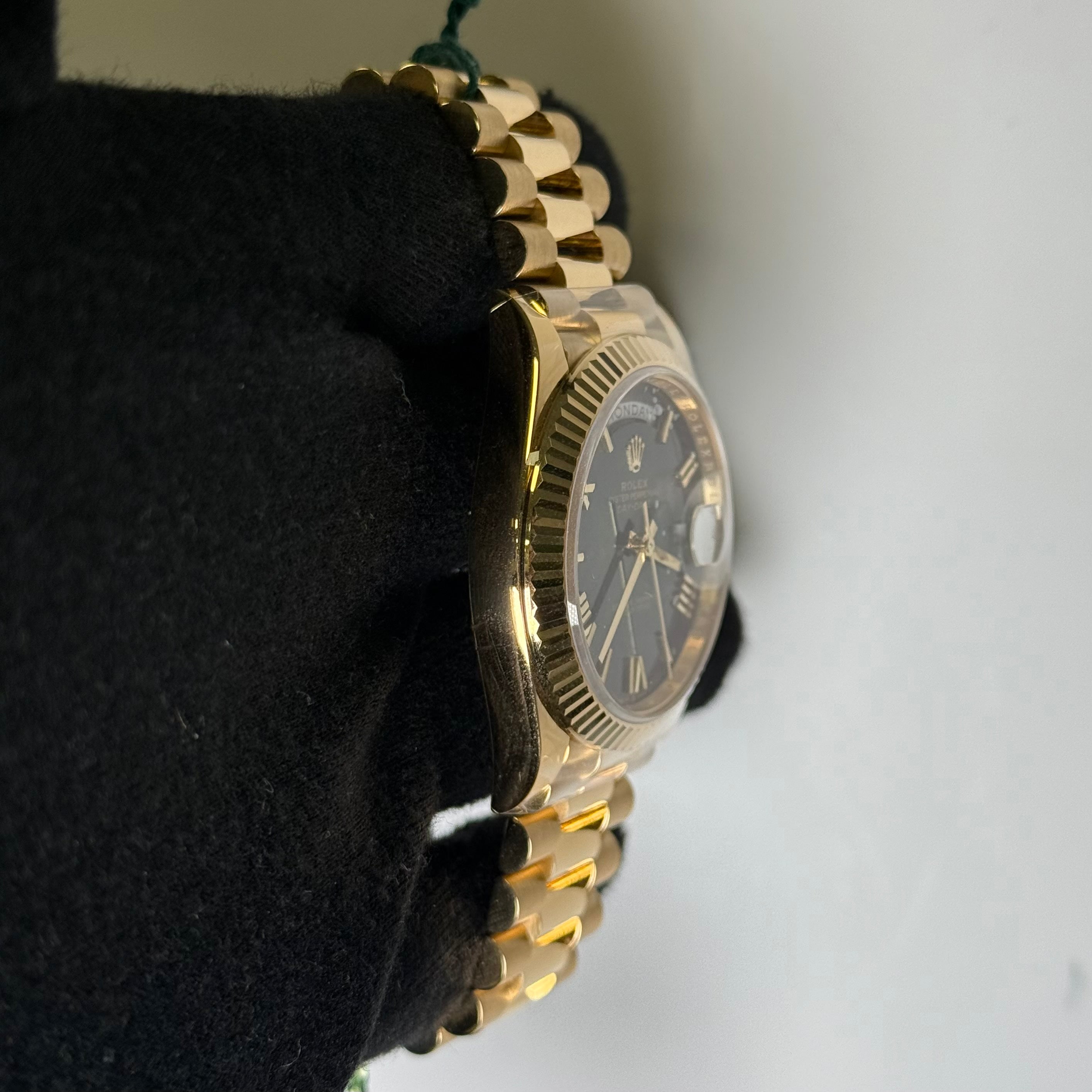 Rolex Day-Date 40mm Green Dial Watch Ref# 228238 - Happy Jewelers Fine Jewelry Lifetime Warranty