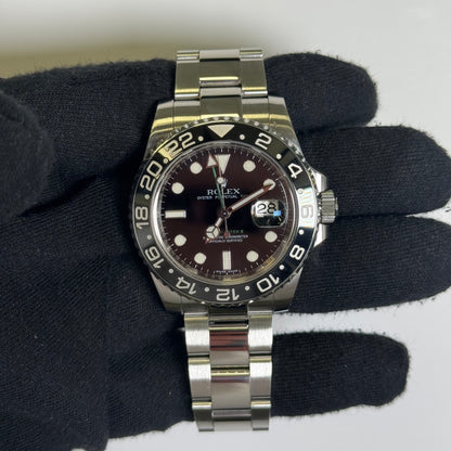 Rolex GMT-Master II 40mm Black Dial Watch Ref# 116710LN - Happy Jewelers Fine Jewelry Lifetime Warranty