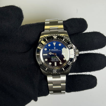 Rolex Sea-Dweller 44mm Black/Blue Dial Watch Ref# 126660 - Happy Jewelers Fine Jewelry Lifetime Warranty