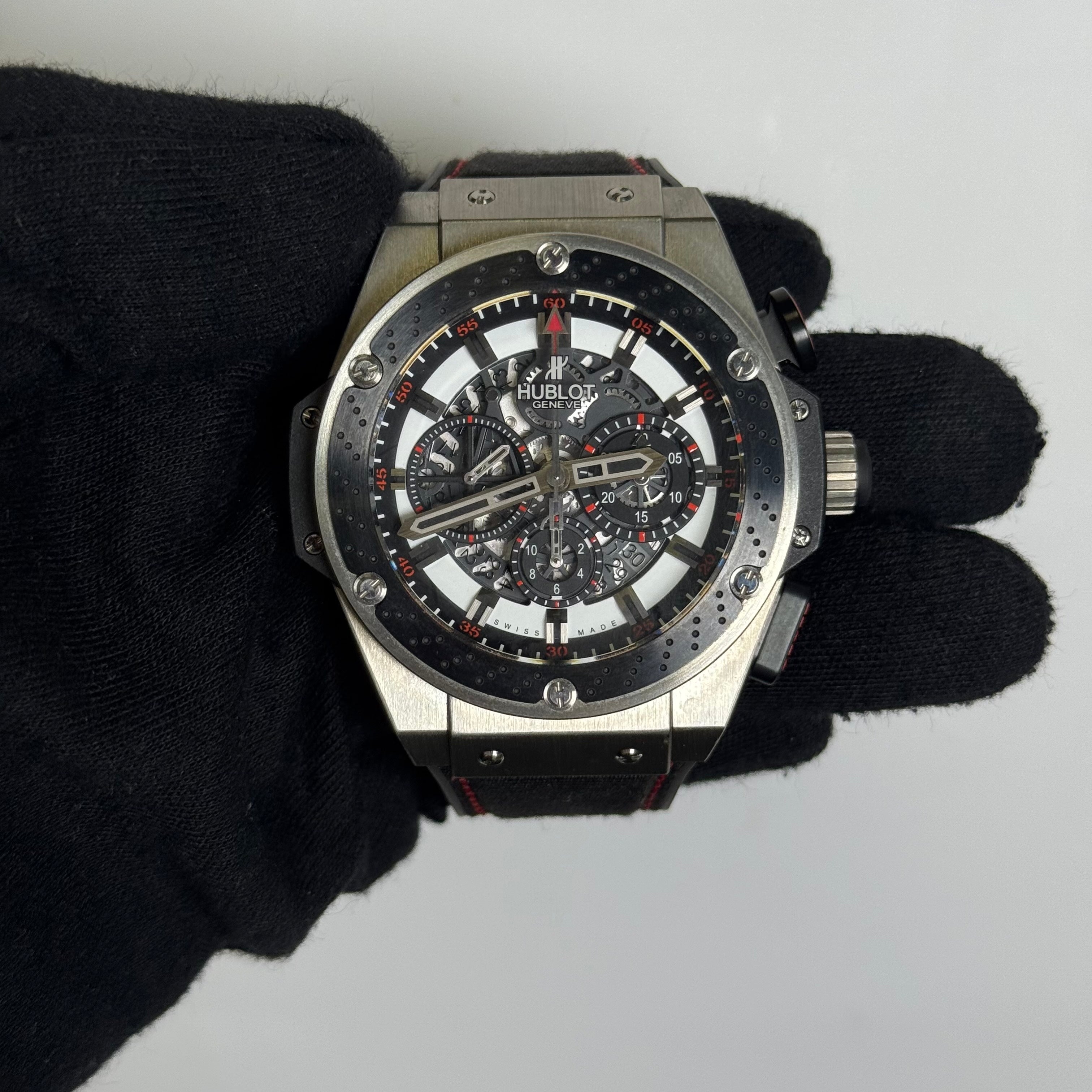Hublot King Power 48mm Openwork Dial Watch Ref# 710.ZM.1123.NR.FJP11 - Happy Jewelers Fine Jewelry Lifetime Warranty