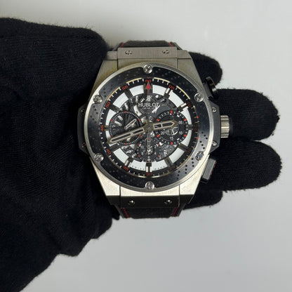 Hublot King Power 48mm Openwork Dial Watch Ref# 710.ZM.1123.NR.FJP11 - Happy Jewelers Fine Jewelry Lifetime Warranty