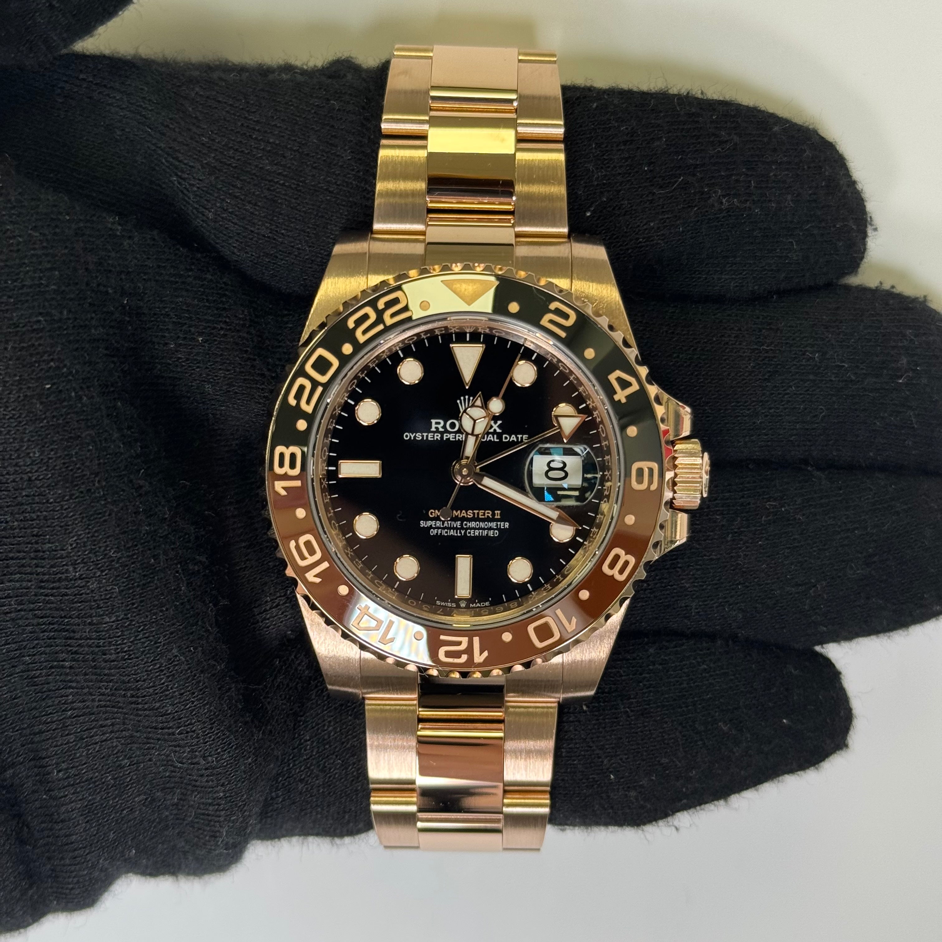 Rolex GMT-Master II 40mm Black Dial Watch Ref# 126715CHNR - Happy Jewelers Fine Jewelry Lifetime Warranty