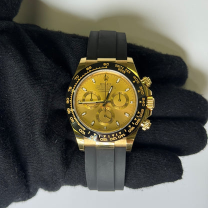 Rolex Daytona 40mm Champagne Dial Watch Ref# 116518LN - Happy Jewelers Fine Jewelry Lifetime Warranty
