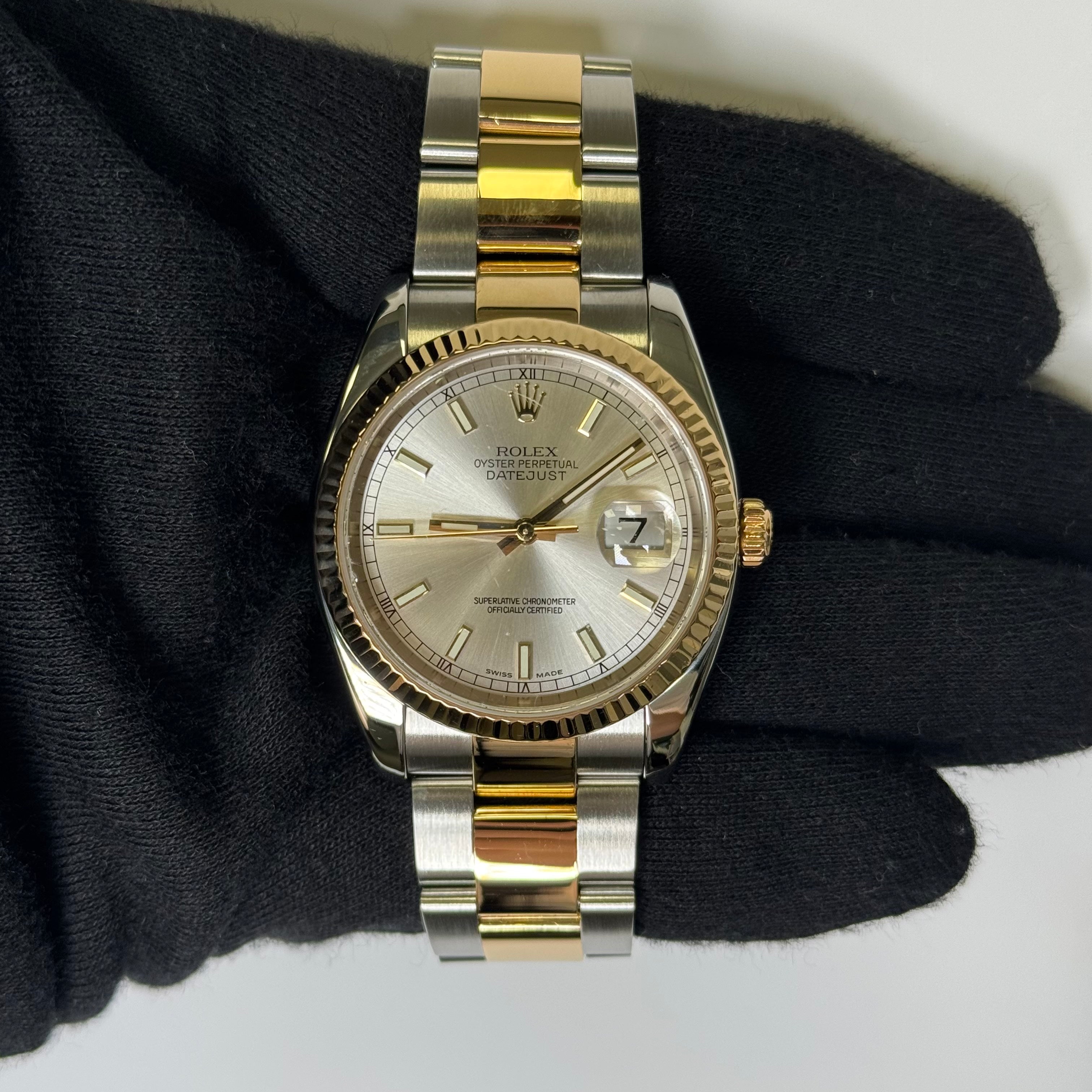 Rolex Datejust 36mm Champagne Dial Watch Ref# 116233 - Happy Jewelers Fine Jewelry Lifetime Warranty