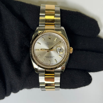 Rolex Datejust 36mm Champagne Dial Watch Ref# 116233 - Happy Jewelers Fine Jewelry Lifetime Warranty