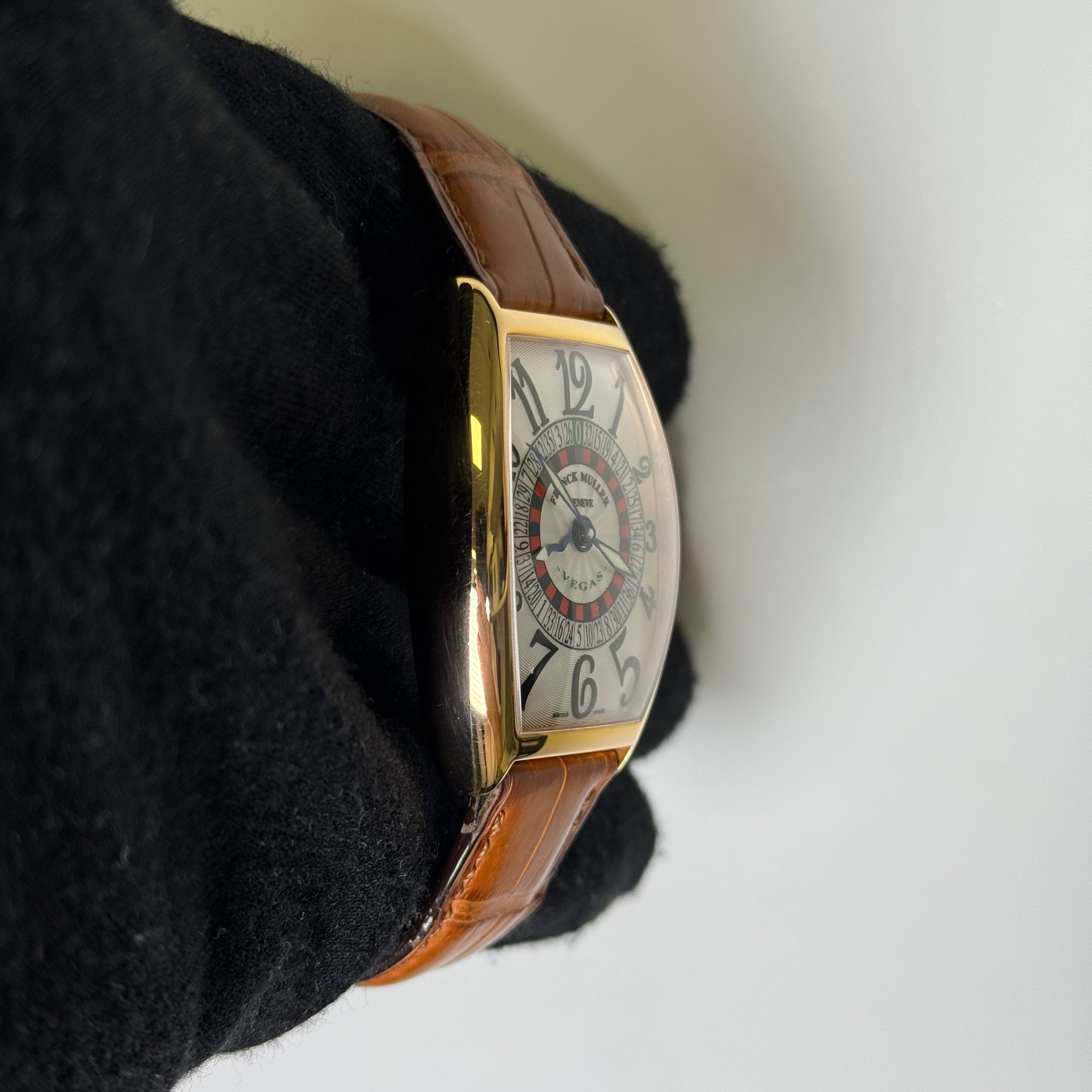 Franck Muller Cintrée Curvex 32mm Roulette Dial Watch Ref# 5850 - Happy Jewelers Fine Jewelry Lifetime Warranty