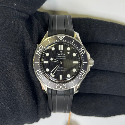 Omega Seamaster 42mm Black Dial Ref# 210.30.42.20.01.010 - Happy Jewelers Fine Jewelry Lifetime Warranty