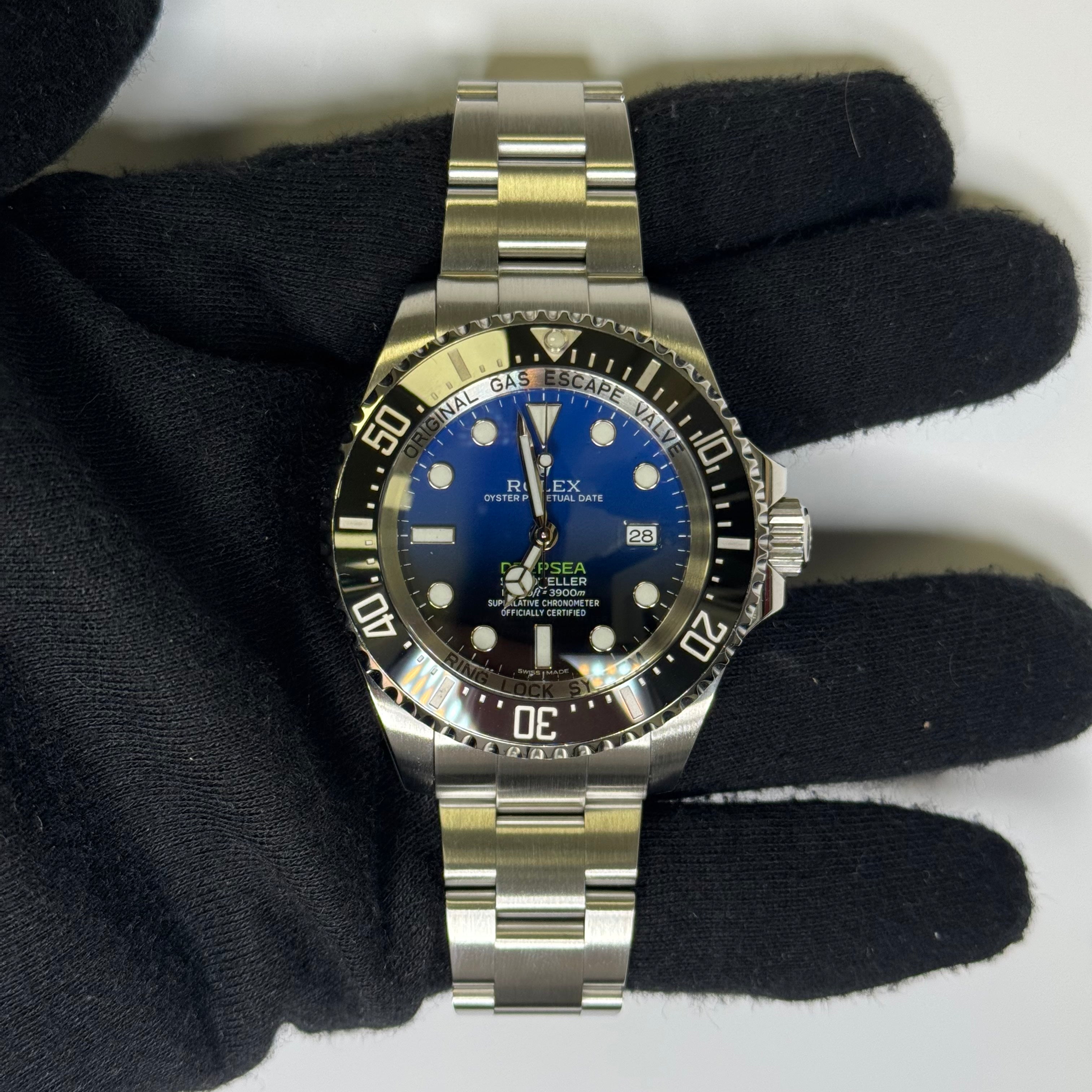 Rolex Sea-Dweller 44mm Blue/Black Dial Watch Ref# 116660 - Happy Jewelers Fine Jewelry Lifetime Warranty