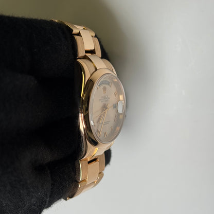 Rolex Day-Date 36mm Sunkiss Dial Watch Ref# 118205 - Happy Jewelers Fine Jewelry Lifetime Warranty