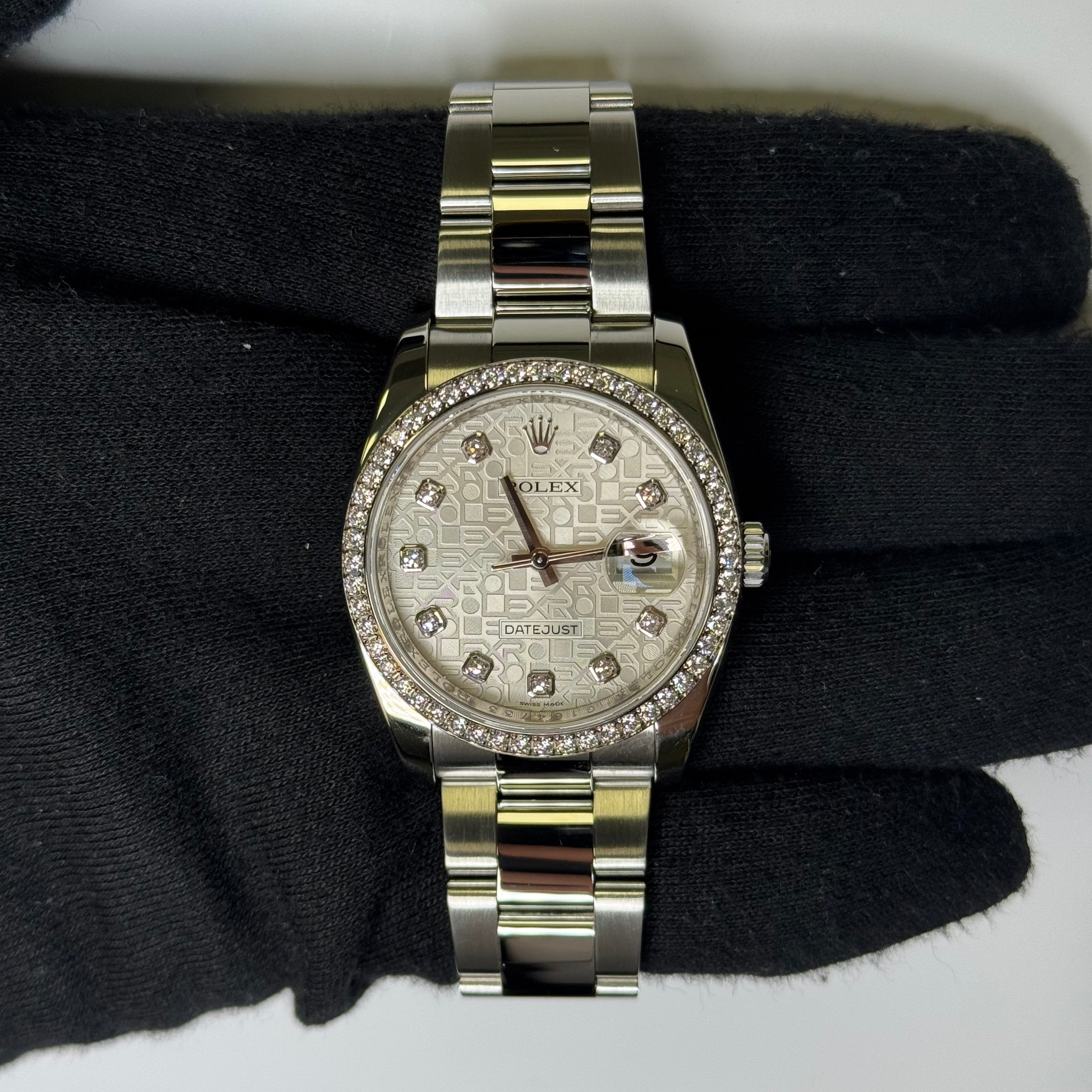 Rolex Datejust 36mm Silver Jubilee Dial Watch Ref# 116233 - Happy Jewelers Fine Jewelry Lifetime Warranty