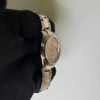 Rolex Datejust 31mm Pink MOP Dial Watch Ref# 178271 - Happy Jewelers Fine Jewelry Lifetime Warranty