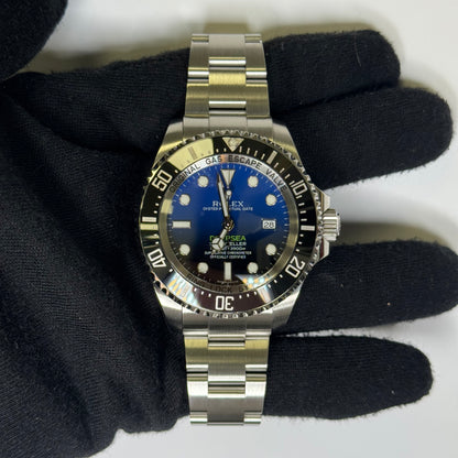 Rolex Sea-Dweller 44mm Black/Blue Dial Watch Ref# 126660 - Happy Jewelers Fine Jewelry Lifetime Warranty