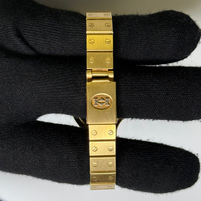 Cartier Santos Octagon 25mm Burgundy Dial Watch Ref# 0906 - Happy Jewelers Fine Jewelry Lifetime Warranty