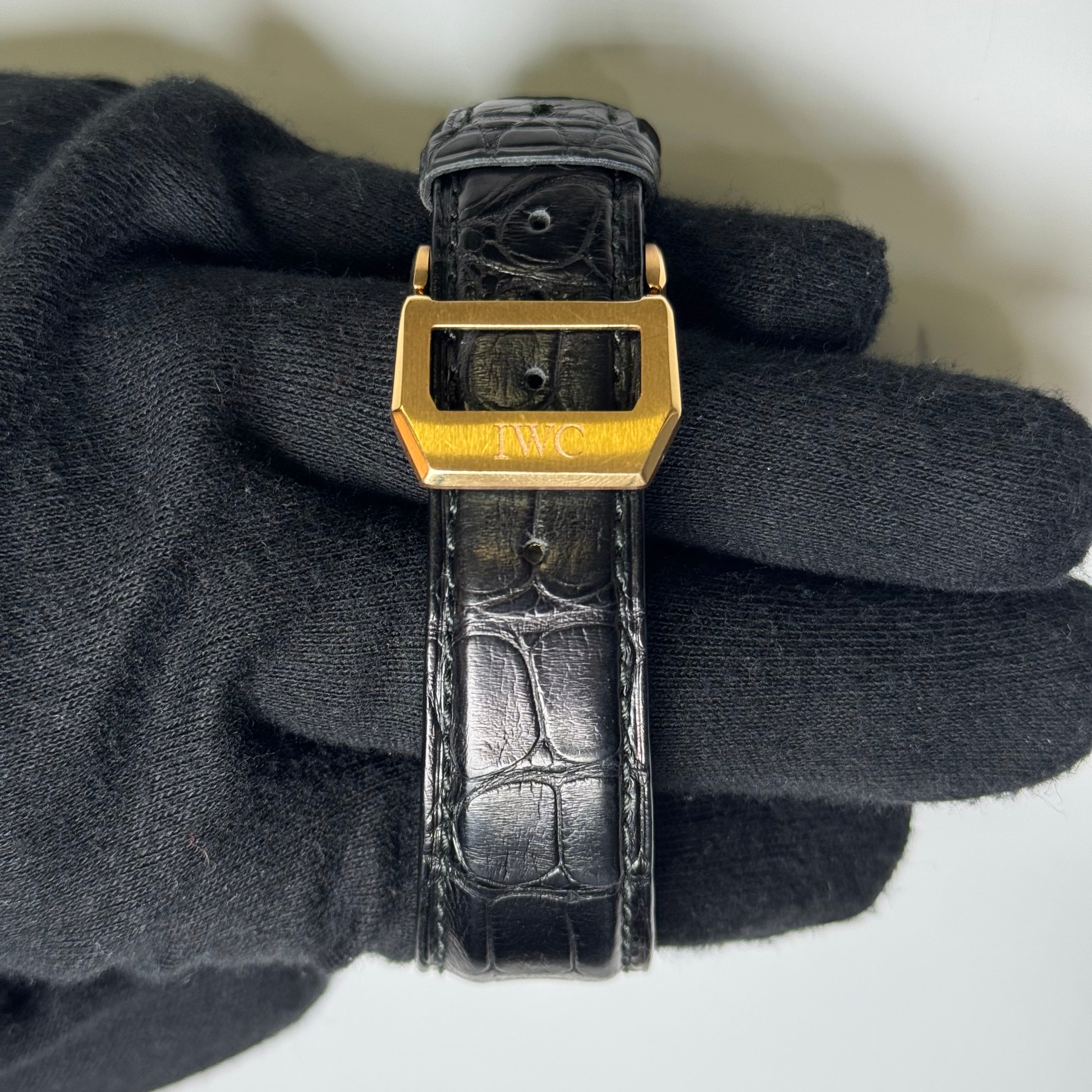 IWC Portuguese 42mm Black Dial Watch Ref# IW500121 - Happy Jewelers Fine Jewelry Lifetime Warranty