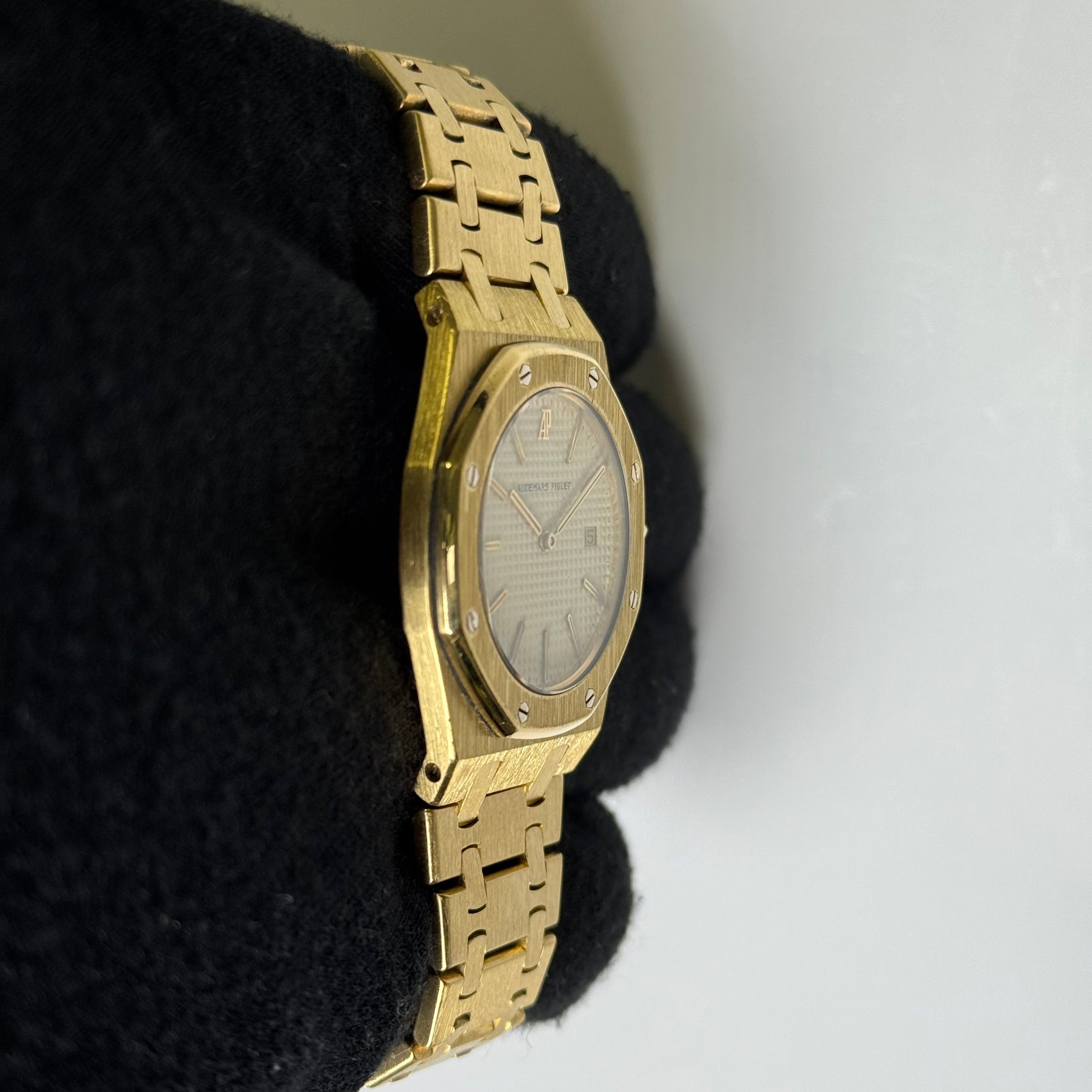 Audemars Piguet Royal Oak 33mm Champagne Dial Watch Ref# 56175BA.0789 - Happy Jewelers Fine Jewelry Lifetime Warranty