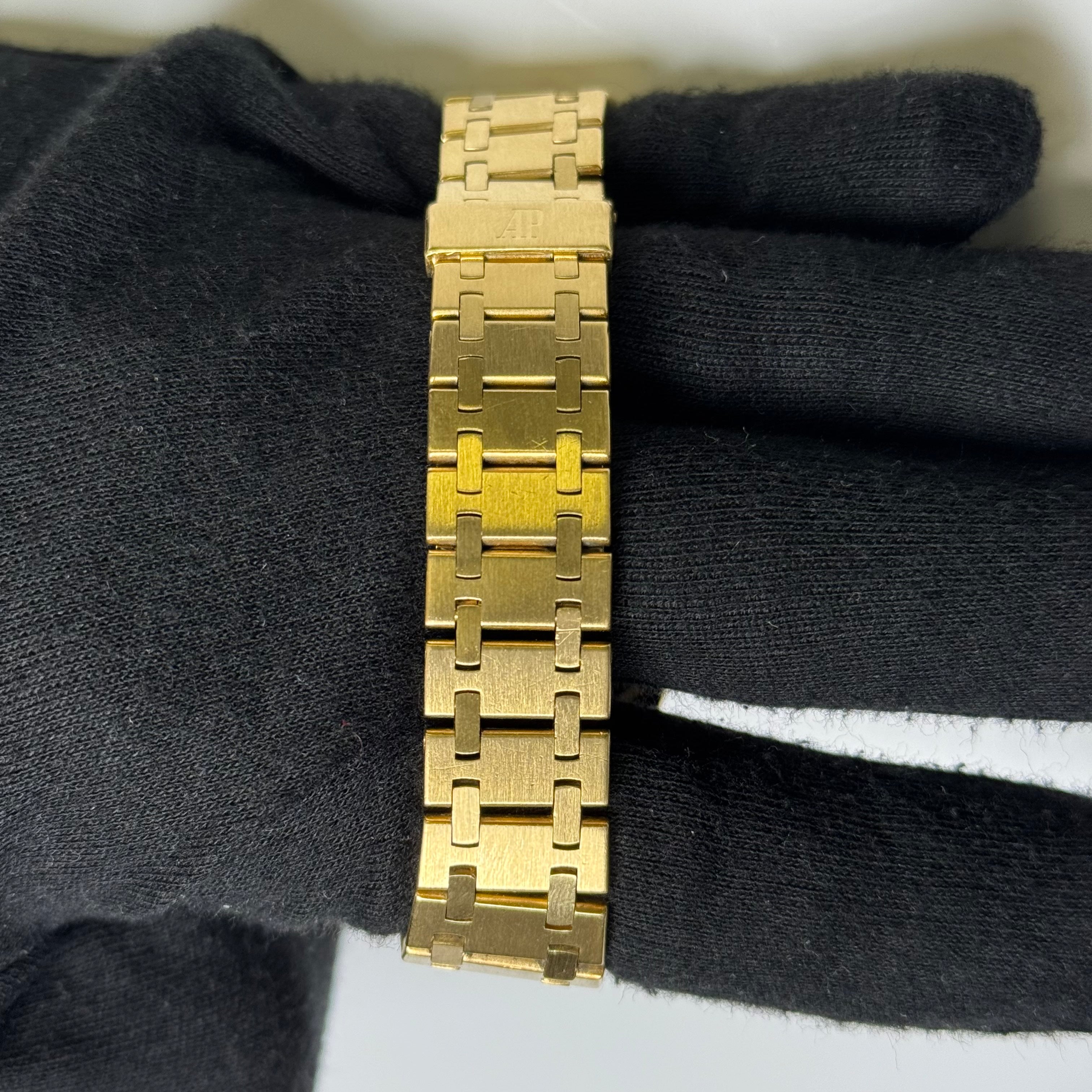 Audemars Piguet Royal Oak 33mm Champagne Dial Watch Ref# 56175BA.0789 - Happy Jewelers Fine Jewelry Lifetime Warranty