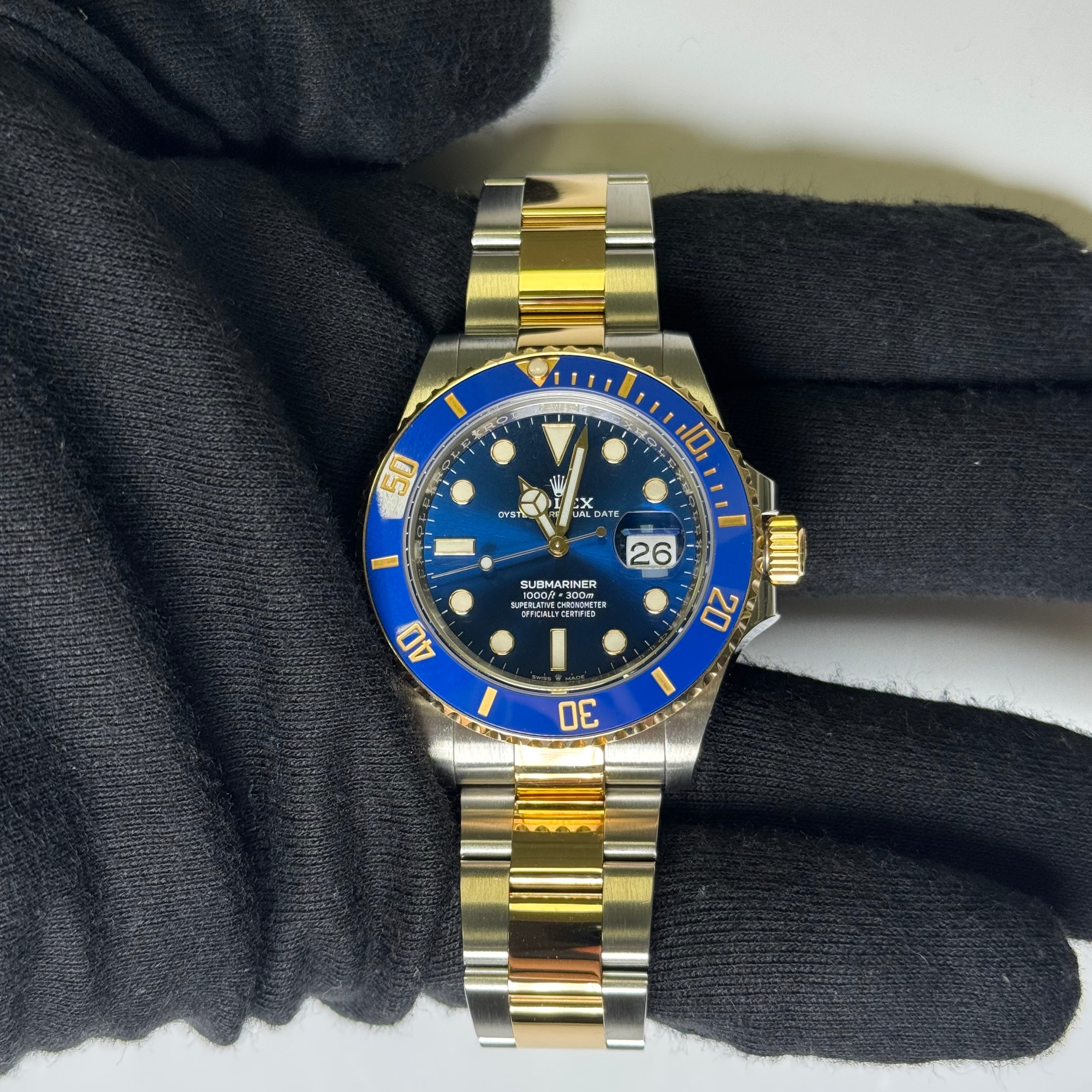 Rolex Submariner 41mm Blue Dial Watch Ref# 126613LB - Happy Jewelers Fine Jewelry Lifetime Warranty