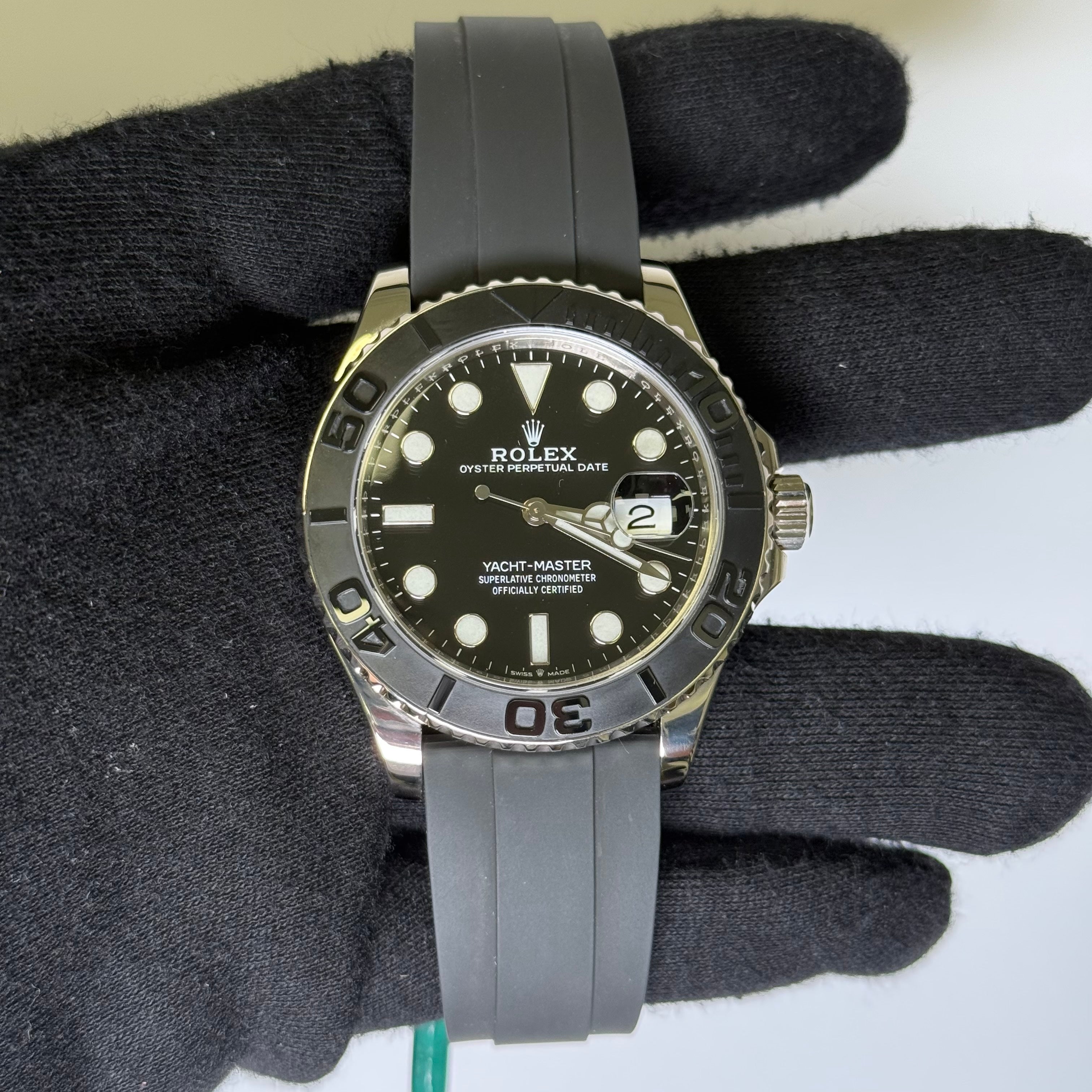 Rolex Yacht-Master 42mm Black Dial Watch Ref# 226659 - Happy Jewelers Fine Jewelry Lifetime Warranty