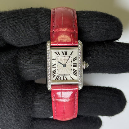 Cartier Tank Louis 29.55mm Silver Dial Watch Ref# WJTA0011 - Happy Jewelers Fine Jewelry Lifetime Warranty