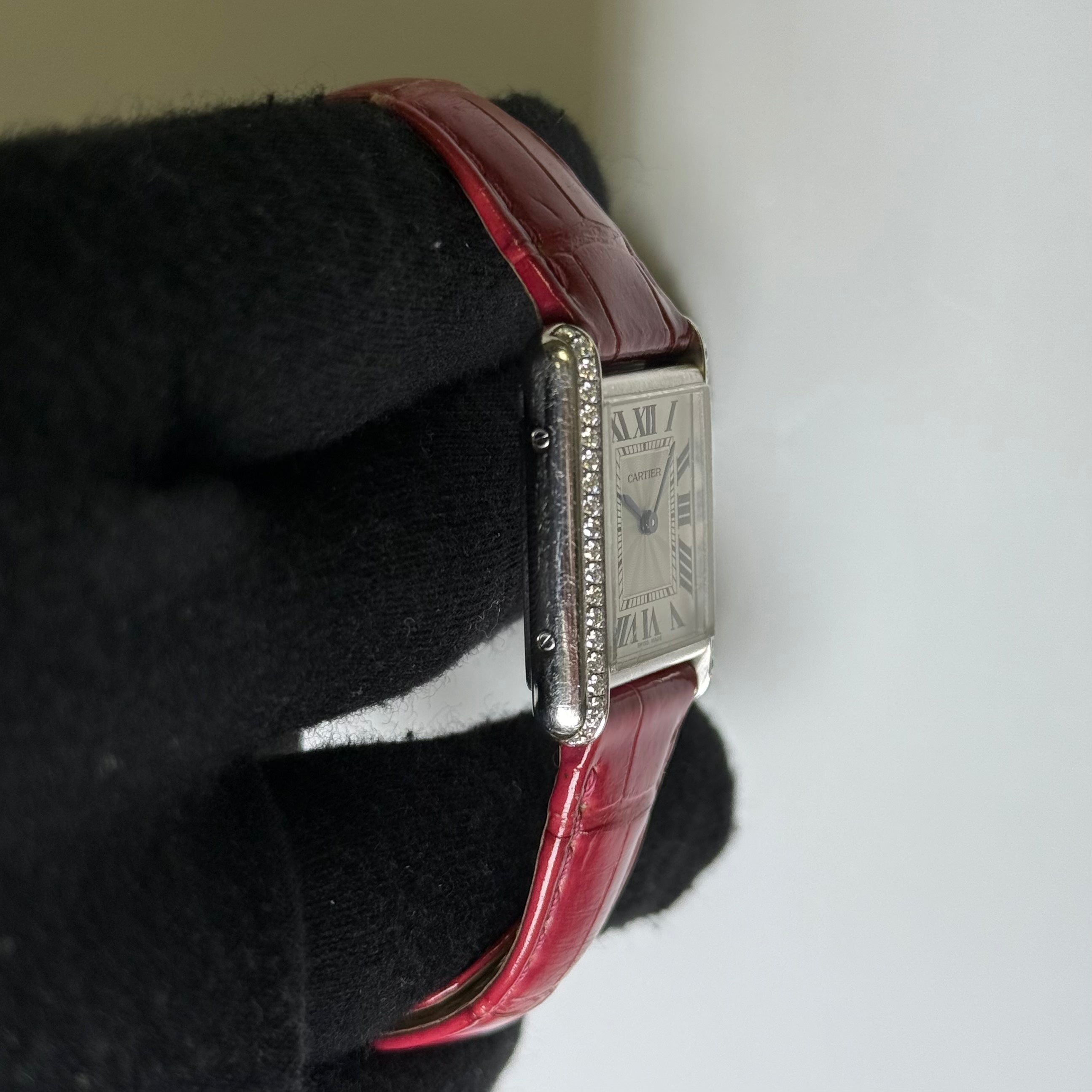 Cartier Tank Louis 29.55mm Silver Dial Watch Ref# WJTA0011 - Happy Jewelers Fine Jewelry Lifetime Warranty