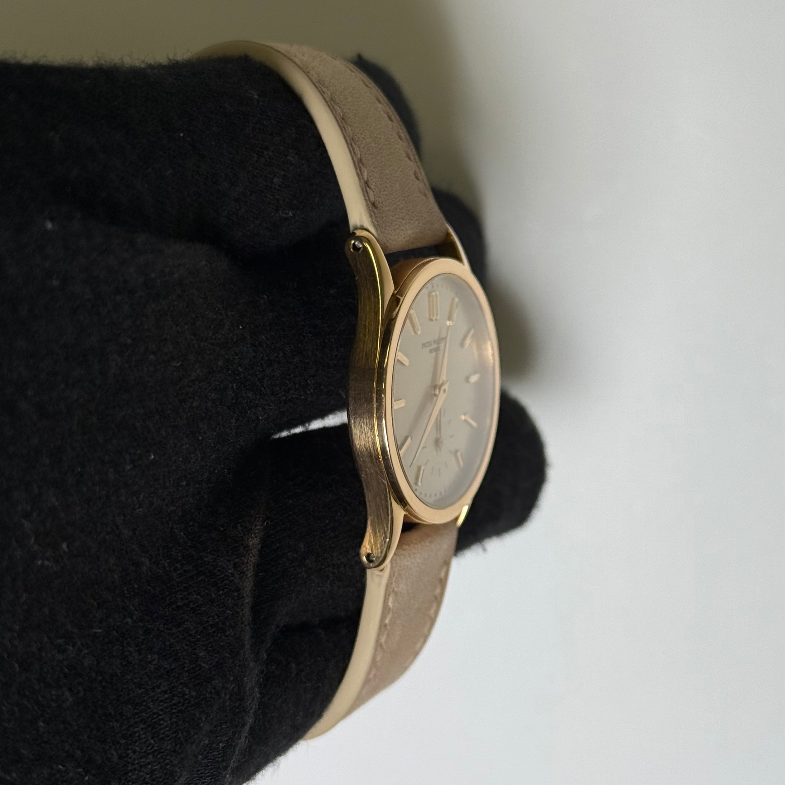 Patek Philippe Calatrava 31mm Silver Dial Watch Ref# 3796-R-001 - Happy Jewelers Fine Jewelry Lifetime Warranty