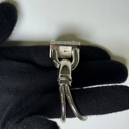 Van Cleef Cadenas 26x13mm White Dial Watch Ref# 331977 - Happy Jewelers Fine Jewelry Lifetime Warranty