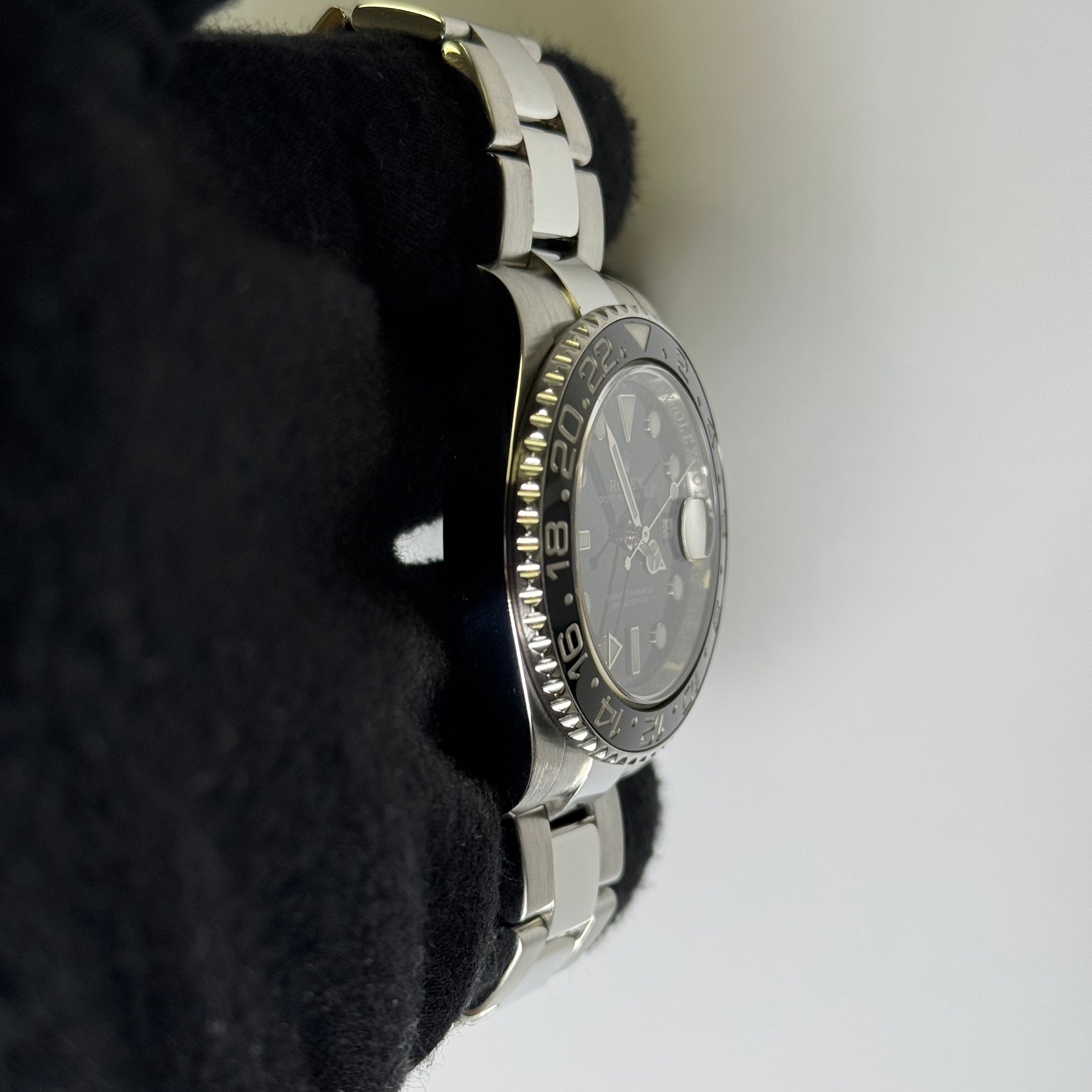 Rolex GMT-Master II 40mm Black Dial Watch Ref# 116710LN - Happy Jewelers Fine Jewelry Lifetime Warranty